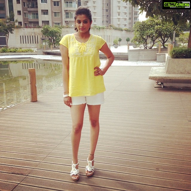 Priyamani Instagram - #KOLORSshoot outside #orion mall