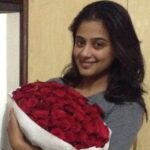 Priyamani Instagram – A 100 red roses!!!!!every girl’s dream to come home to this!!!aint it????