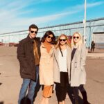 Priyanka Chopra Instagram – Beautiful day on set. Last 3 days of shoot in NYC! Then Globe trotting begins.. #quantico @alanpowell10 @themarleematlin @thejohannabraddy ❤️☀️ Brooklyn, New York