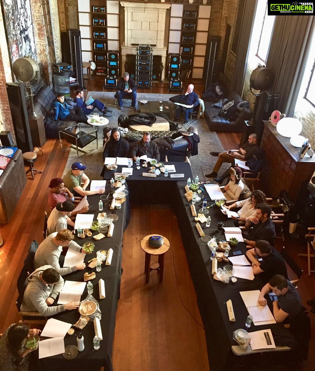 Priyanka Chopra Instagram - Table read. Episode 309 #Quantico3 xoxo @mseitzman @abcquantico New York, New York