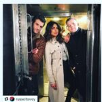 Priyanka Chopra Instagram – And that’s how we roll.. @russelltovey @alanpowell10 #quantico @abcquantico New York, New York