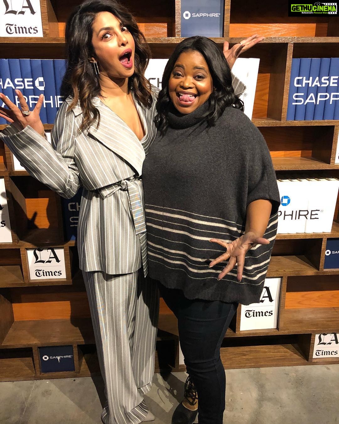 Priyanka Chopra Instagram - Another (much deserved) Oscar nomination for this incredible talent! Congratulations @octaviaspencer!!! Rooting for you all the way! 🤞🏻💜😘