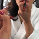 Priyanka Chopra Instagram – Infatuated…with Red. #Mood 
Sure shot quick fix for waking up tired eyes…yep…a red lip! Pucker up ladies! The shade is Infatuated Red by @narsissist 💋