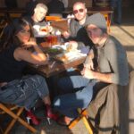 Priyanka Chopra Instagram - Three dudes and a chick walk into a bar ... we lunched... we laughed ... we went back to work. @alanpowell10 @jakeamclaughlin @russelltovey @abcquantico New York, New York