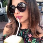 Priyanka Chopra Instagram - Me n my coconut 🌴 🥥 ❤️ Mumbai, Maharashtra
