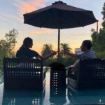 Priyanka Chopra Instagram - Sunset life. With bhaiya. So glad u here. @irfan525 ❤️❤️🎉🥂🙏🏼🌸 pic credit : @anabelleacosta1