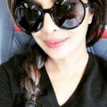 Priyanka Chopra Instagram - Never eat popcorn wearing a black sweater! Prepping for the cold in NYC! Here we go! ✈️💛💯 Los Angeles, California