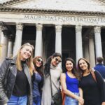 Priyanka Chopra Instagram - Look who we bumped into!! ❤️❤️❤️ @mubinarattonsey @fchhara @zab_beee @@ellexalemarie #romanholiday Pantheon