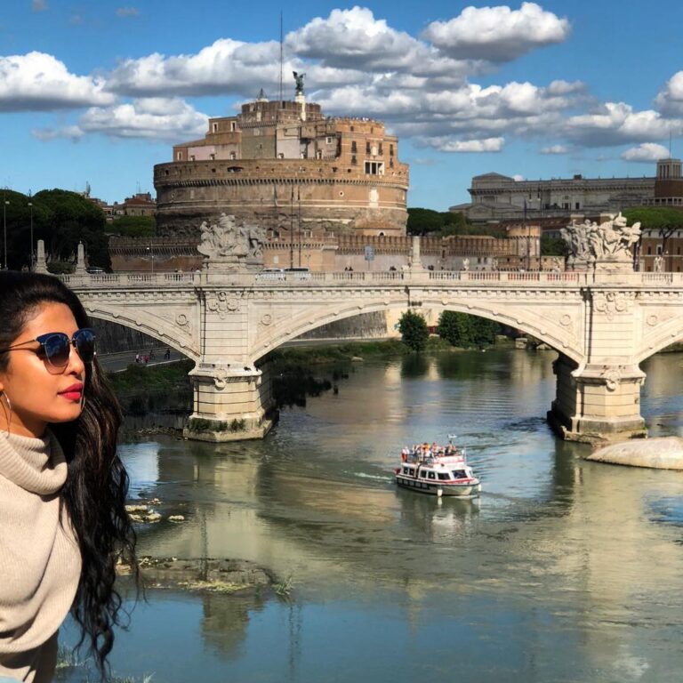 Priyanka Chopra Instagram - No filter needed. #pcinitaly🇮🇹 Castel Sant'Angelo Roma