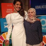 Priyanka Chopra Instagram - In the words of Mahatma Gandhi… “If we are to teach real peace in this world, and if we are to carry on a real war against war, we shall have to begin with the children.” It was an honor to speak at the UN Global Goals Awards on the importance of empowering girls; addressing global leaders and influencers from the United Nations, philanthropy, media, non-profits and business. We all need to come together and work to empower, educate, create opportunities and impart skill sets so that we can be their catalysts for change and to help them build their brave new world. If possible, a safe one where they can live their dreams and laugh together as one.  I had the opportunity to meet @muzoonalmellehan, @unicef’s youngest goodwill ambassador, who is doing such amazing work advocating education for Syrian girls. All in all, this was a very inspiring and uplifting night. #GlobalGoals #UNGA #ForEveryChild Please swipe for more.