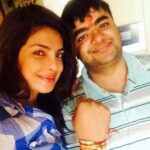 Priyanka Chopra Instagram - Old picture cause I'm not there with u @siddharthchopra89 but you are the most precious ever 'apple-of-the-eye' You are my sensitive, strong ,problem -solver brother. Thank you for being as amazing as u are. Love you to bits. Xoxo always ❤️🙏🏼💋😍🎉 #happyrakshabandhan👫 To all my cousin brothers who have been crazy protective and loving all my Life. I love u all.
