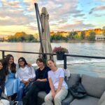 Priyanka Chopra Instagram - Team dinner #praguediaries🇨🇿 @chanchal_dsouza #vinita @yumi_mori #hanka