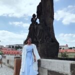 Priyanka Chopra Instagram - Being a tourist.. #CharlesBridge #praguediaries🇨🇿in @camillaandmarc @tanyataylor @cristinaehrlich