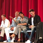 Priyanka Chopra Instagram – Making @zacefron blush is so fun! Especially when @therock and @davidhasselhoff approve! Lol! #baywatchinberlin🇩🇪 #baywatchscreening #captionthat