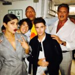 Priyanka Chopra Instagram - Being one of the boys! It's very hard with this lot! @therock @zacefron @thejonbass @davidhasselhoff #baywatchinberlin🇩🇪