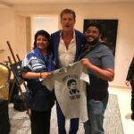 Priyanka Chopra Instagram – The Hoff is the sweetest. Thank u for Tshirts @davidhasselhoff #baywatchinberlin🇩🇪