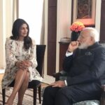 Priyanka Chopra Instagram – Was such a lovely coincidence to be in #berlin🇩🇪 at the same time as the Prime Minister. Thank you @narendramodi Sir for taking the time from your packed schedule to meet me this morning. 🇮🇳