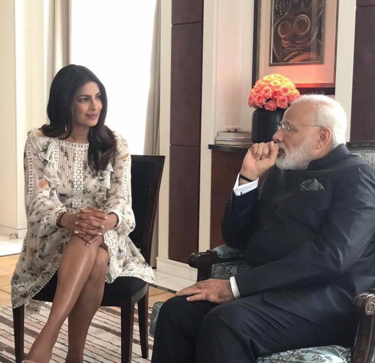 Priyanka Chopra Instagram - Was such a lovely coincidence to be in #berlin🇩🇪 at the same time as the Prime Minister. Thank you @narendramodi Sir for taking the time from your packed schedule to meet me this morning. 🇮🇳