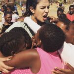 Priyanka Chopra Instagram – Big group hug!! Final goodbyes.. so hard letting them go. We had so much fun. #SafePark #UNICEF #EndViolence