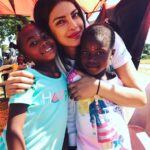 Priyanka Chopra Instagram – Their stories of resilience are so inspiring.. thank u for sharing with me #EndViolence #thistimeforafrica #bindibonding @unicef