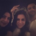 Priyanka Chopra Instagram - Mad fun.. with mad people.. @mamtaanand10 #siddharthanand ❤️