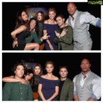 Priyanka Chopra Instagram - Being bad is so much more fun! #Baywatch cast at #cinemacon2017 #victorialeeds #BeBaywatch @therock @zacefron @alexannadaddario @kellyrohrbach @thejonbass