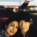 Priyanka Chopra Instagram - Change of plans ! Oscars here we come.. @mickjagger LA LA land...