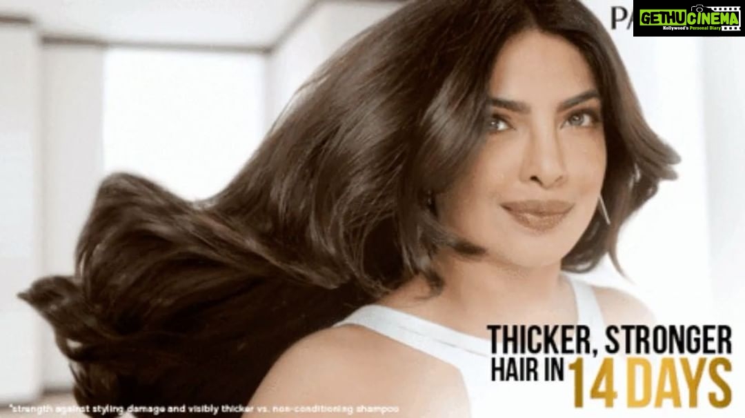 Priyanka Chopra Instagram - Having thick and strong hair makes me feel  fantastic… and the New Pantene is the secret to that! Its goodness of oils  and Pro-V is the perfect recipe