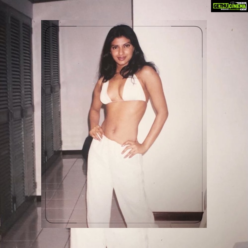 Priyanka Chopra Instagram - Shy? Never heard of her ! 🤣 at all of 19!! #TBT #BindisAndBikinis