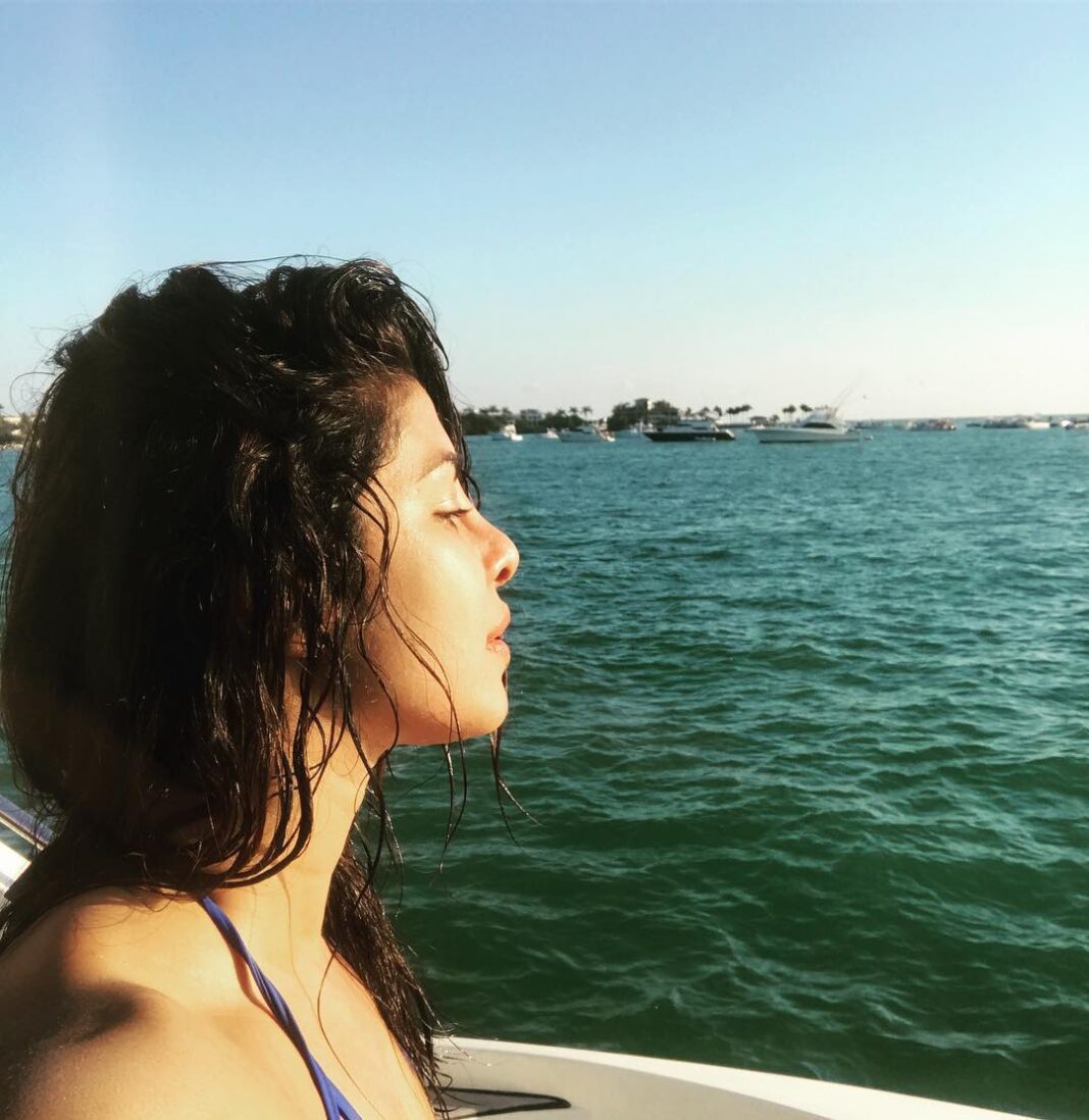Priyanka Chopra Instagram - The mermaid life. #weekendgetaways