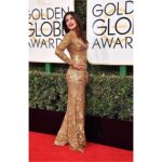 Priyanka Chopra Instagram – The bad guys do have all the fun. Representing #Baywatch at the #GoldenGlobes!‬