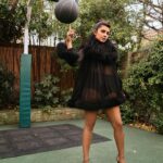 Priyanka Chopra Instagram - 🏀 Wanna Play? @britishvogue, April 2021 Photographed by @GregWilliamsPhotography Styled by @DenaGia Portfolio edited by @GilesHattersley Hair by @IssacVPoleon Make-up by @NinniNummela Nails by @NailsByMH With thanks ❤️ to @JillDemling and @edward_enninful Fashion credits: @YSL by @AnthonyVaccarello @JimmyChoo shoes @DavidMorrisJeweller ring