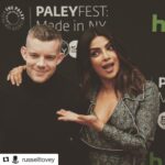 Priyanka Chopra Instagram - Presenting @russelltovey #quantico with @repostapp ・・・ The queen and I @paleycenter tonight for @abcquantico #quantico @priyankachopra #priyankachopra