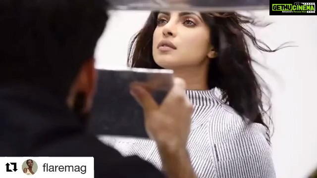 Priyanka Chopra Instagram - Chk out the BTS of my new cover shoot for @flaremag with @repostapp ・・・ Get your first 👀peek👀 at our September cover with @priyankachopra! In honour of our issue launch tomorrow, we're declaring it Priyanka Day! Stay tuned to FLARE.com/Priyanka for our full cover interview plus tons more! #FLARExPriyanka . . . Photography: @peterashlee Styling: @kemal_harris Hair: @lacyredway Makeup: @makeupbymario Writer & digital editor: @charlotteherrold Art Director: @jedtallo Videographer: @carlatoni