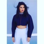 Priyanka Chopra Instagram - Monday Blues 💙 @instylemagazine #AugustCoverGirl #FashionDiaries #WildHairDontCare