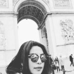 Priyanka Chopra Instagram - And it begins... My romance with Paris.. #parisdiaries #traveldiaries #nomad Arc De Triomphe, Champs Elysées, Paris
