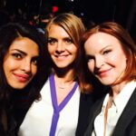 Priyanka Chopra Instagram – A blonde a redhead and a brunette walk into a bar…. @marciacross @theelizacoupe #QuanticoMarch6th #onsetshenanigans