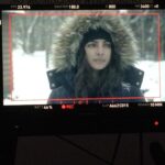 Priyanka Chopra Instagram - #Quantico !coming back soon!! March 6th!thank u @thinkajen it was -25 degrees today! Frozen to my bones but such fun with u!