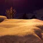 Priyanka Chopra Instagram – Diamonds in the snow… Glittering in the moonlight! #montrealdiaries #Quantico