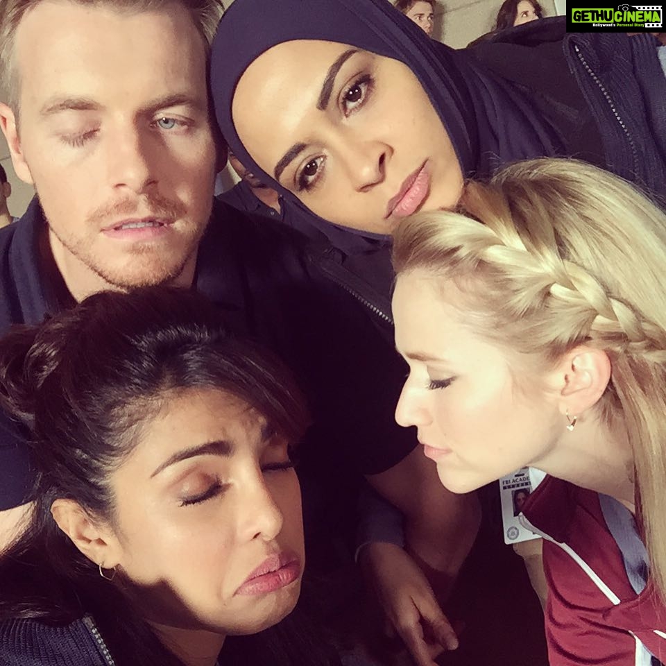 Priyanka Chopra Instagram - That's what happens when u shoot 2am n u have been working 16hrs @rickcosnett @jazmasri @thejohannabraddy #quantico #episode7