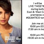 Priyanka Chopra Instagram - It's premiere day for #Quantico and I've got butterflies in my tummy! Super excited to be live tweeting and to have you guys sharing every moment of the episode with me! See you in a blink!