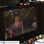 Priyanka Chopra Instagram - #QuanticoTakeover @accesshollywood with @repostapp. ・・・ Ready… Aim… Fire! I got my FBI Face on! It’s serious stuff when we’re out at the shooting range at #Quantico #BehindTheScenes #QuanticoTakeover -@PriyankaChopra