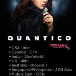 Priyanka Chopra Instagram - Thank u for the info !! FYI everyone who wants to know where #QUANTICO airs in different countries