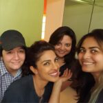 Priyanka Chopra Instagram - My dream team!! @natashapal @hair_by_priyanka @mrinster will miss u guys! Come c me soon