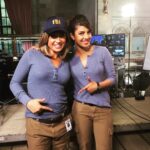 Priyanka Chopra Instagram – Hope training for “the toughest boot camp n grad school rolled into one” with me was fun @ginger_zee . C u in ur NYC studio soon! #QUANTICO