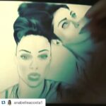 Priyanka Chopra Instagram – Love the song in the background too! Thank u @davincci_demen #Repost @anabelleacosta1 with @repostapp.
・・・
#Repost @davincci_demen
When I’m not acting I love to paint so I know this takes much time & patience. So cool and so talented. Thanks. Love it😍 @priyankachopra