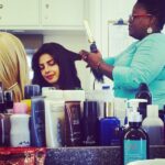 Priyanka Chopra Instagram – And it starts again! #Day2 #Quantico #HairMagic @andreab327 #GlamTime