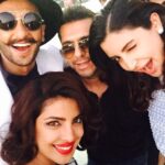 Priyanka Chopra Instagram – It’s all fun n games here in dubai.. @ranveersingh @anushkasharma #RiteshSidhwani #DilDhadakneDo