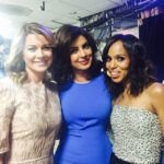 Priyanka Chopra Instagram – Learning from my favorite leading ladies! Thank u for guiding me thru!love u guys! #ABC @ellenpompeo @kerrywashington