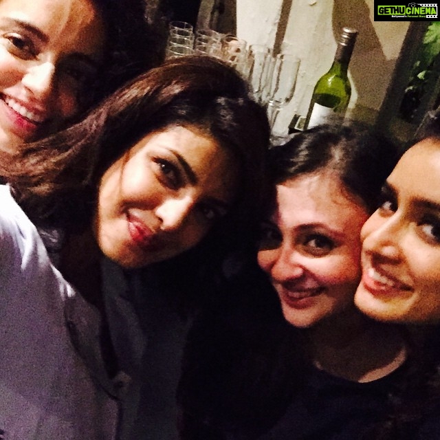 Priyanka Chopra Instagram - Girls night out,.. #MaryKom n #Queen together..